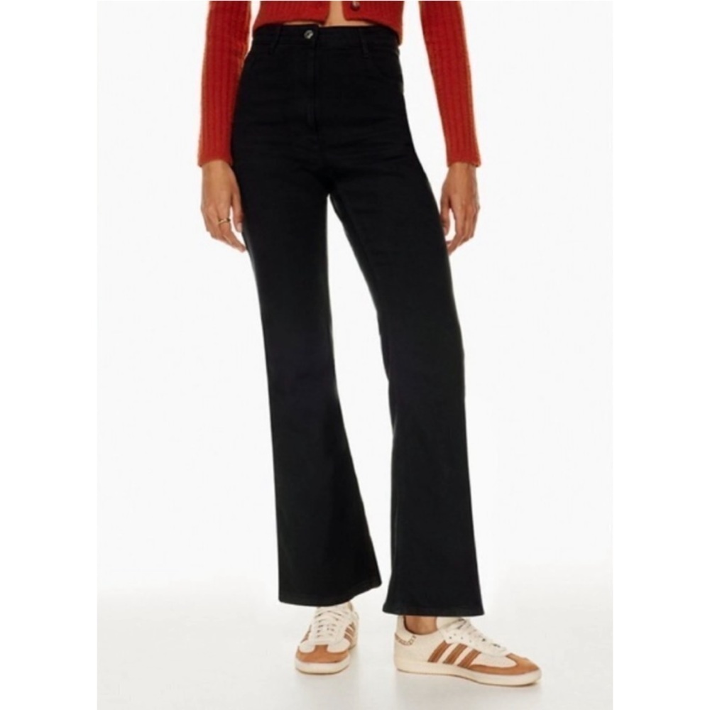 Wilfred | Twostep Pant High-rise Flare Black Size 6 Aritzia